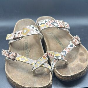 Birkenstock Multicolor Geometric Sandals